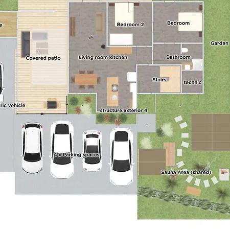 Konukevi Sohana I Design I And Guest I Sauna I Ac 3*